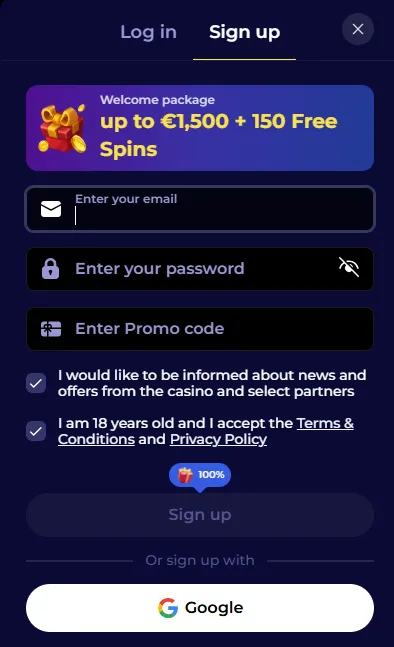 nyxbets casino sign up
